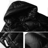 2020 Korean Winter Down Cotton Jackets Women's Long Parkas Slim Hooded Warm Winter Coats Female Plus Size Black Overcoats V1162