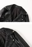 Genuine Leather 2020 spring new street leather women's sheepskin short personality zipper motorcycle leather jacket