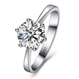 Romantic Wedding Rings Jewelry Cubic Zirconia Ring for Women Men 925 Sterling Silver Rings Accessories