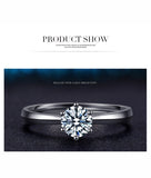 Romantic Wedding Rings Jewelry Cubic Zirconia Ring for Women Men 925 Sterling Silver Rings Accessories