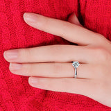 Romantic Wedding Rings Jewelry Cubic Zirconia Ring for Women Men 925 Sterling Silver Rings Accessories