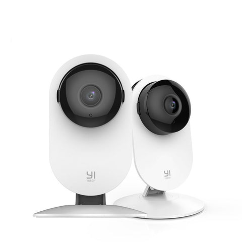 YI 1080p Home Camera Indoor AI Human /Pet Security Camera Surveillance System with Night Vision for Home/Office Monitor White