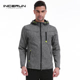 2017 Men Plus Size Fleece Hoodies Sweatshirt Outdoors Military Casual Zipper Hooded Jacket