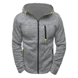 2017 Men Plus Size Fleece Hoodies Sweatshirt Outdoors Military Casual Zipper Hooded Jacket