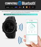 New SKMEI Brand Bluetooth Smartwatch For Apple, IOS, Android, 50M Waterproof, Pedometer Sport Watches