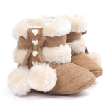 Toddler Girls Boots Girls Snow Boots Shoes Fashion kids shoes Baby shoes Soft Sole Snow Boots Soft Crib girls winter boots