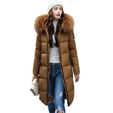 2017 Winter Fashion Women Casual Faux Fur Hooded Coat