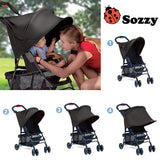 1pc Sozzy Baby Stroller Rag Shade Blocks 99% UV UVB Sun Rays Cover Baby Car Awning Rain Tent Multifunctional Stroller Protection