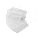 White Color Face Masks Disposable 3 Layers Dustproof Mask Facial Protective Cover Masks Set Anti-Dust Salon Earloop Mask white_10PCS