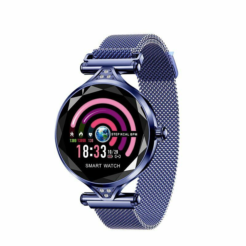 H1 Waterproof Women Lady Fashion Smart Watch Bracelet Sport Fitness Tracker - Blue