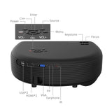 G760 Home Theater HD Projector - 1080p Support, 200 Lumen, 150-Inch Image Size, 2W Speaker, VGA, HDMI, USB