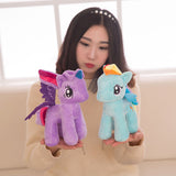 Little Pony Rainbow Plush Soft Kids Hug Stuff Toy 20cm Toy Doll Gift White