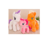 Little Pony Rainbow Plush Soft Kids Hug Stuff Toy 20cm Toy Doll Gift blue