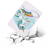 Universal Laptop Protective Case 7Inches Color Painted PU Cover with Front Snap unicorn