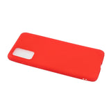 For Samsung A01/ A11/A21/A41/A51/A71/A81/A91 Mobile Phone Case Lovely Candy Color Matte TPU Anti-scratch Non-slip Protective Cover Back Case 4 red