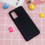 For Samsung A01/ A11/A21/A41/A51/A71/A81/A91 Mobile Phone Case Lovely Candy Color Matte TPU Anti-scratch Non-slip Protective Cover Back Case 4 red