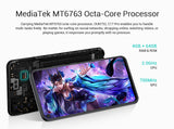 OUKITEL C17 Pro 6.35'' Android 9.0 19:9 MT6763 4GB 64GB Smartphone Face ID Octa Core 3900mAh Triple Camera 4G Mobile Phone black