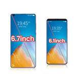 S30U Plus Mobile Phone 6.7-inch High-definition Large-screen 2+16GB Smartphone blue_European plug