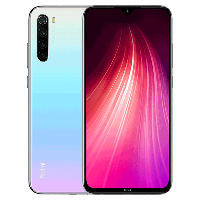 Xiaomi Redmi Note 8 Smartphone CN version Snapdragon 665 48MP Camera 4000mAh 6.3"" 18W Quick charge Moon white_4+64G