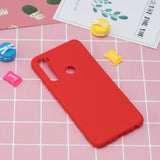 For Samsung A01/ A11/A21/A41/A51/A71/A81/A91 Mobile Phone Case Lovely Candy Color Matte TPU Anti-scratch Non-slip Protective Cover Back Case 4 red