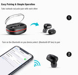 Dacom K6H Pro Bluetooth 5.0 Earphone True Wireless Headphones - Black