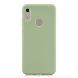 For HUAWEI Y6 2019 Lovely Candy Color Matte TPU Anti-scratch Non-slip Protective Cover Back Case 11