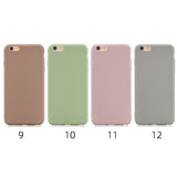 For HUAWEI Y6 2019 Lovely Candy Color Matte TPU Anti-scratch Non-slip Protective Cover Back Case 11