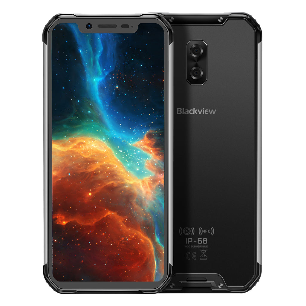 Blackview 2019 BV9600 4GB+64GB 6.21"" 19:9 AMOLED 5580mAh Rugged Smartphone Silver