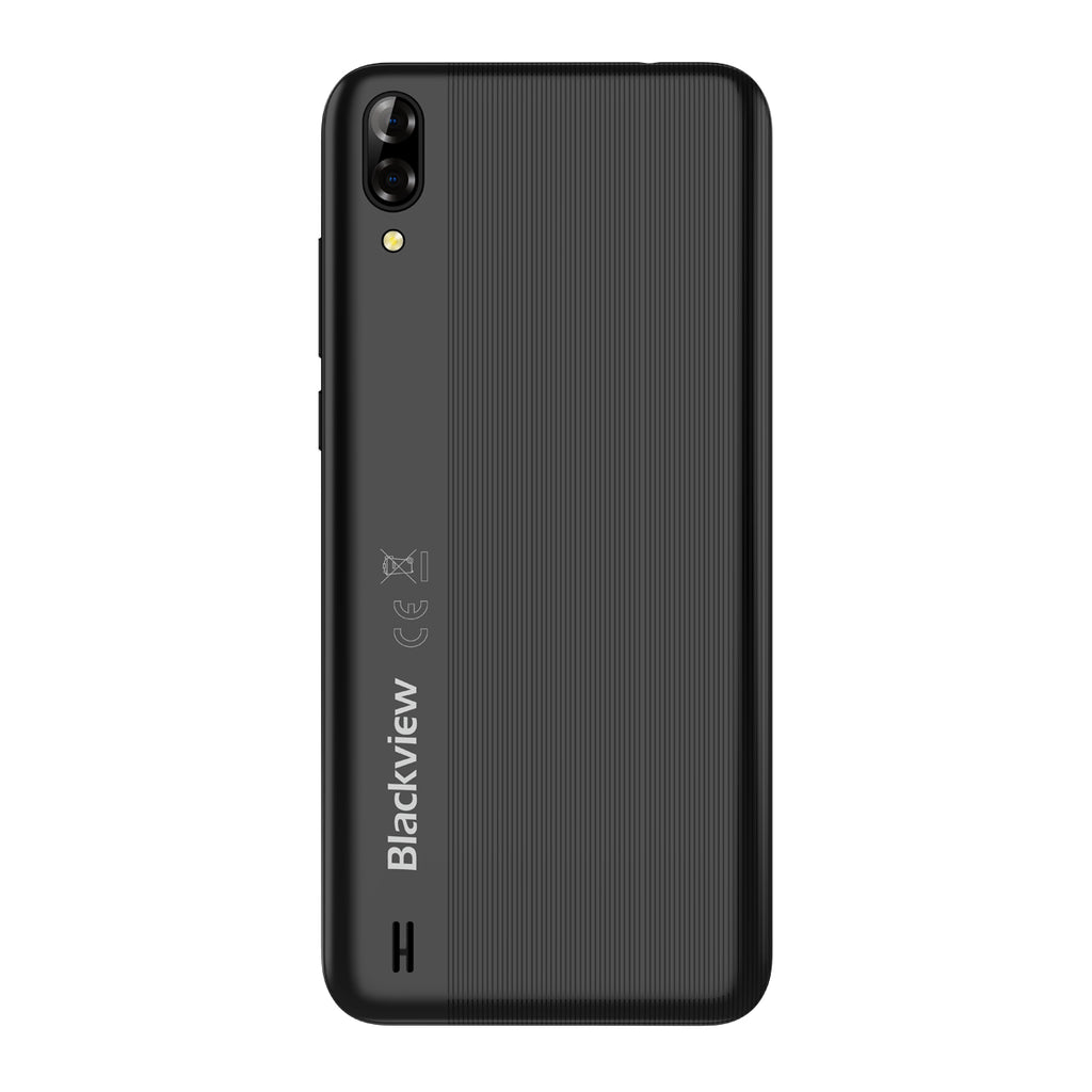 Blackview A60 Android 8.1 Smartphone - 4080mAh, 13MP Rear Camera, 1GB RAM, 16GB ROM, Quad Core, 6.1 Inch - Black