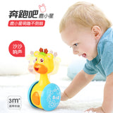 Cartoon Giraffe Tumbler Doll Roly-poly Baby Toys Cute Rattles Ring Bell Newborns 3-12 Month Early Educational Toy