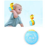 Cartoon Giraffe Tumbler Doll Roly-poly Baby Toys Cute Rattles Ring Bell Newborns 3-12 Month Early Educational Toy