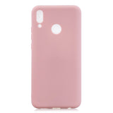 For HUAWEI Y9 2019 Lovely Candy Color Matte TPU Anti-scratch Non-slip Protective Cover Back Case 11