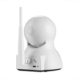 HD Security Camera - Indoor Usage, 1/4-Inch CMOS, Motion Detection, Night Vision, SD Recording, App Support, PTZ, WiFi Wireless