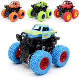 Inertia Shockproof Four-wheel Drive SUV Baby Child Boy Simulation Vehicle Model Car Anti Crash Toy green