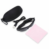 HD Mini Camera Sunglasses Glasses Eyewear Audio Video Recorder DVRs Black