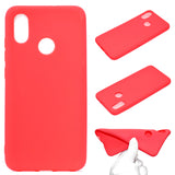 for XIAOMI Redmi S2 Lovely Candy Color Matte TPU Anti-scratch Non-slip Protective Cover Back Case Light blue