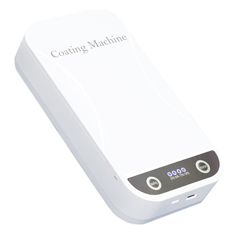 Wireless Phone Charger Ultraviolet Sterilization Box Antibacterial Mini Phone Mask Disinfection Case white