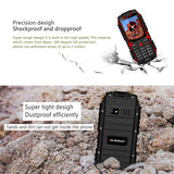 iOutdoor T1 Rugged Phone - IP68 Waterproof, Bluetooth, Dual-IMEI, 2MP Camera, Flashlight, 2100mAh Battery (Yellow)