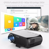 HD Android Projector - Android 6.0, 5.8-Inch LCD, 800p, Quad-Core, 1GB RAM, 360 Lumen, 8GB ROM, WiFi, Google Play, Bluetooth