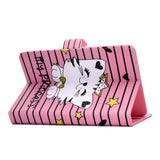 Universal 10Inches Laptop Protective Case with Front Snap Cute Cartoon Color Painted PU Cover  Crown cat