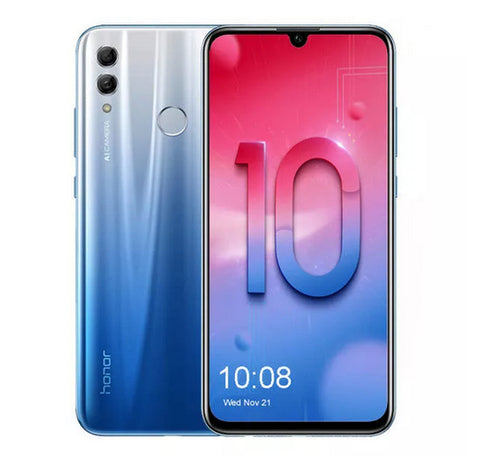 Huawei Honor 10 Lite Smart Phone 6.21 inch Android 9 Kirin 710 Mobile Phone 3GB+64GB 3 Cameras Fingerprint 3400mAh Sky Blue