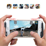 Game Gamepad for Mobile Phone Game Controller + Auxiliary Quick Button for IPhone Transparent