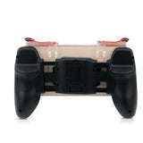 Game Gamepad for Mobile Phone Game Controller + Auxiliary Quick Button for IPhone Transparent