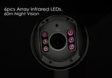 IP66 Outdoor IP PTZ Dome Camera - 1/3 Inch Sony CMOS, Pan, Tilt, 4 Times Zoom, 60M Night Vision, 1080P, SD Card, Remote View