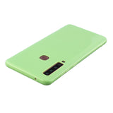 For Samsung A7 2018/A920 Smartphone Case Soft TPU Precise Cutouts Anti-slip Overal Protection Cellphone Cover  Fluorescent green