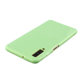 For Samsung A7 2018/A920 Smartphone Case Soft TPU Precise Cutouts Anti-slip Overal Protection Cellphone Cover  Fluorescent green