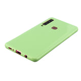 For Samsung A7 2018/A920 Smartphone Case Soft TPU Precise Cutouts Anti-slip Overal Protection Cellphone Cover  Fluorescent green