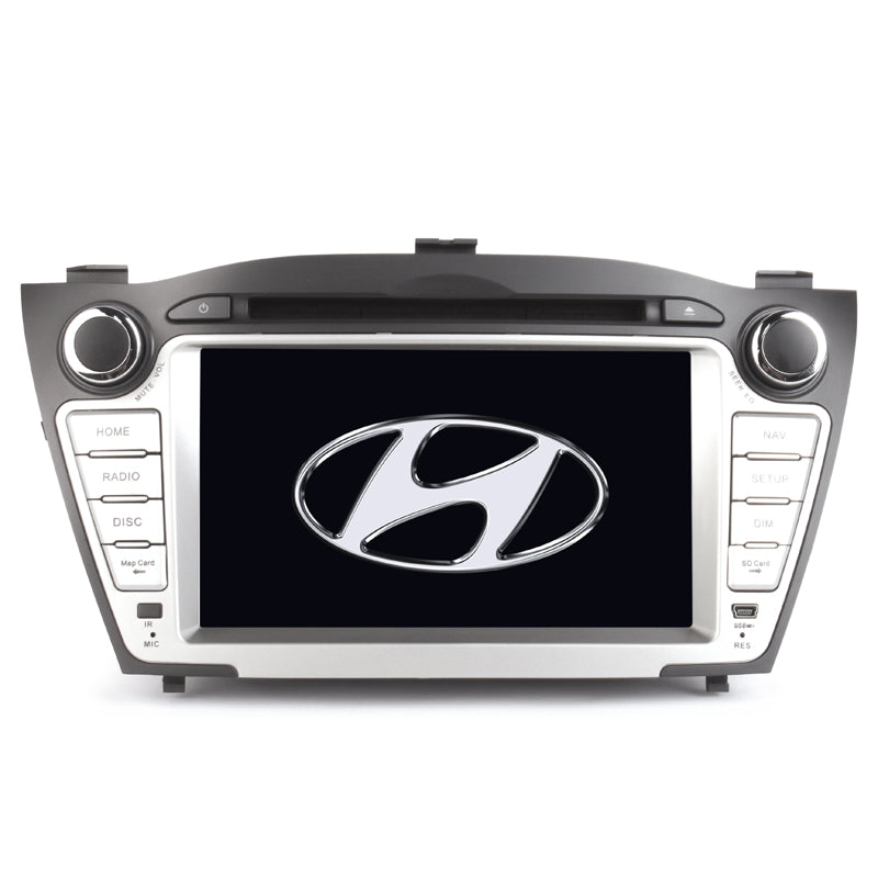 HD Car DVD Player - Hyundai IX35 (2010), 7-Inch Display, GPS Navigation, Bluetooth Support, SD Card Support, FM/AM Radio